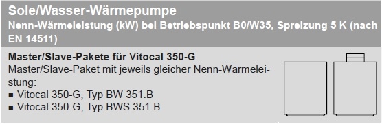 VIESSMANN Sole/Wasser-Wrmepumpe Vitocal 350-G Master/Slave-Paket