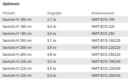 NMT Holz-Sacksilo fr lose Ware