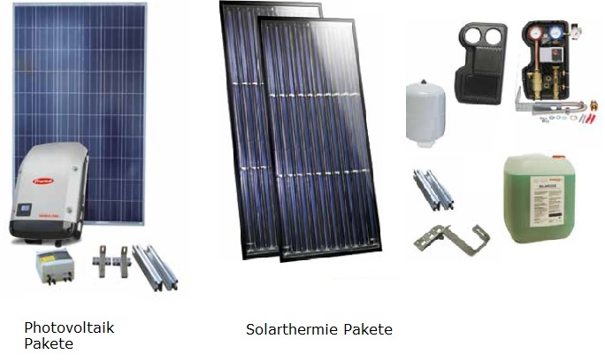 PV und Solarthermie Pakete